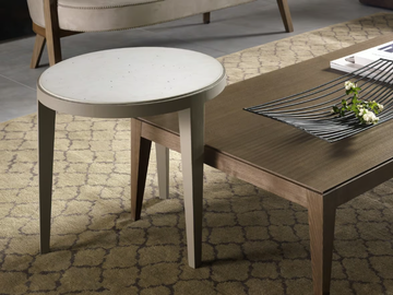 DOMINIQUE - Low round coffee table by Pacini & Cappellini - view 2